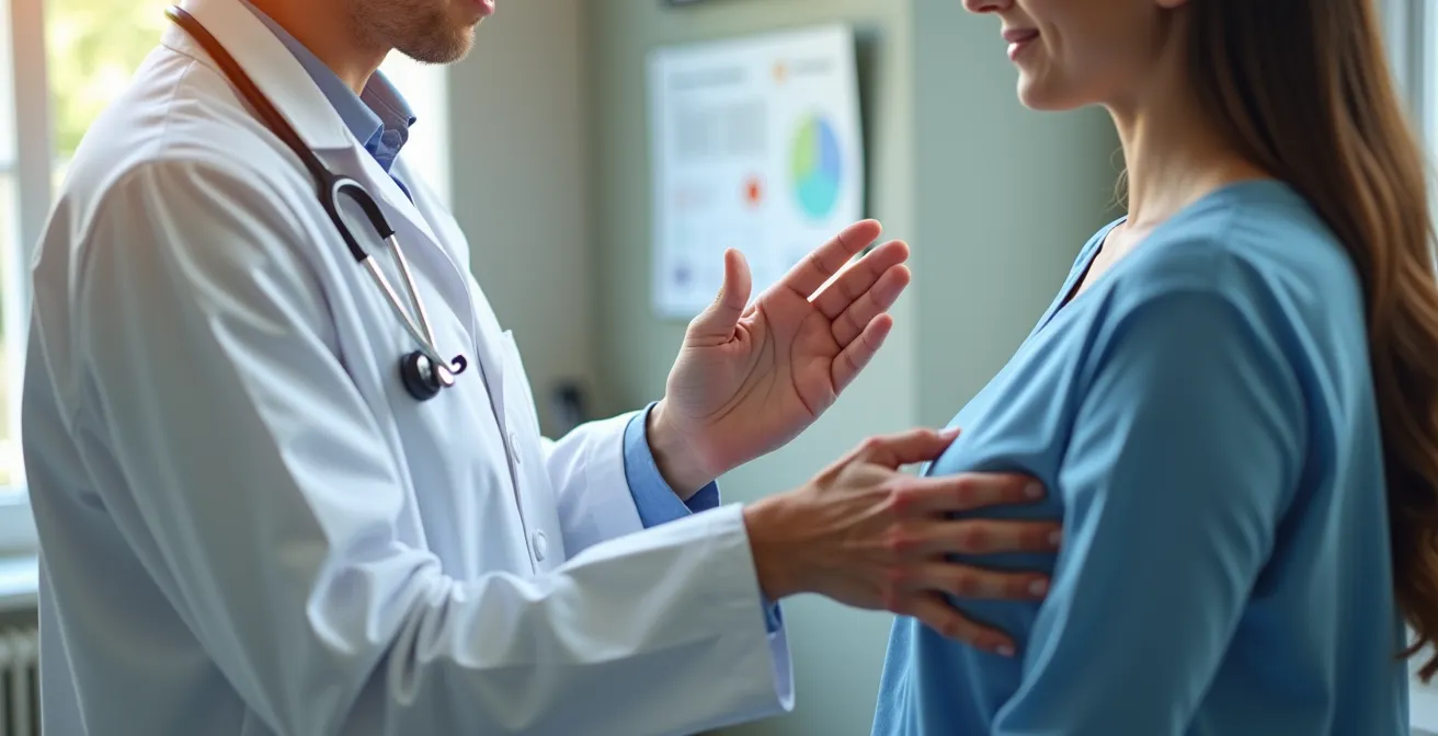 Consultation médicale pour certificat d'aptitude au parachutisme avec matériel médical